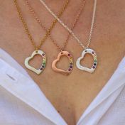 Collar Arcoíris Guía de Amor [Plata de Ley]