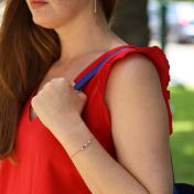 Schitterende Liefde Armband [Rose Goud Verguld]