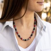 Collier Éclipse Lumineuse avec Prénoms