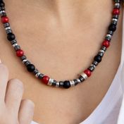 Collier Éclipse Lumineuse avec Prénoms