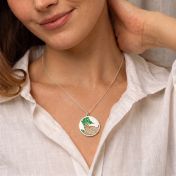 Talisa Terra Map Necklace [Silver]