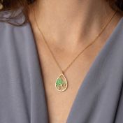 Cherished Spot Terra Map Necklace [18K Gold Plated]