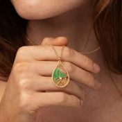 Cherished Spot Terra Map Necklace [18K Gold Plated]
