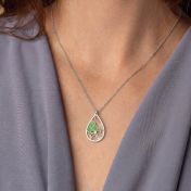 Cherished Spot Terra Map Necklace