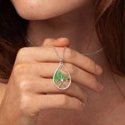 Cherished Spot Terra Map Necklace