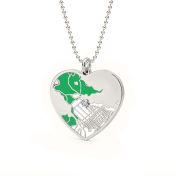 Ties of Heart Terra Map Necklace [Silver]