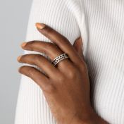 Threads of Life Name Ring [Sterling Silver]