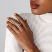 Threads of Life Name Ring [Sterling Silver]