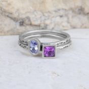Rings of Love Hammered [Sterling Silver]