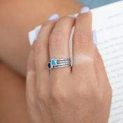 Rings of Love Hammered [Sterling Silver]