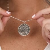 Family Roots Name Necklace [Sterling Silver]