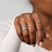 Family Roots Name Ring [Sterling Silver]