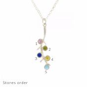 Collier Racines d'Amour Vertical [Argent 925]