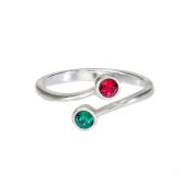 Bague Racines d’Amour – 2 Pierres [Argent 925]
