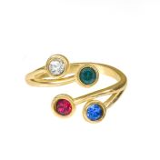 Anillo Raíces del Amor - [Bañado en Oro]