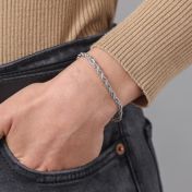 Pulsera Clásica de Cadena de Cuerda [Acero Inoxidable]