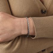Pulsera Clásica de Cadena de Cuerda [Acero Inoxidable]