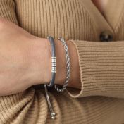 Pulsera Clásica de Cadena de Cuerda [Acero Inoxidable]
