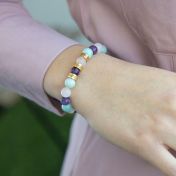 Bracciale Sinergia di Celadon con Nome [Placcato Oro]