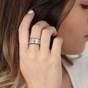 Royal Crown Name Ring [Sterling Silver]