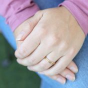 Saturnus Ring Set [18K Goud Vermeil]