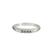 Anello Serenità con Nome [Argento 925]