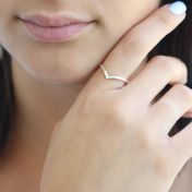 Classic Chevron Ring [Sterling Silver]