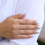 Classic Chevron Ring [Sterling Silver]