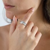 Sereenheid Spinner Ring [Sterling Zilver]