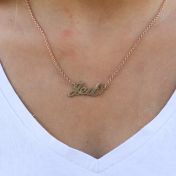 Сollier Prénom Personnalisé [Plaqué Or Rose 18ct]
