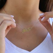 Сollier Prénom Personnalisé [Plaqué Or Rose 18ct]