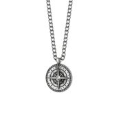 Familie Kompas Vrouwen Naam Ketting [Sterling Zilver]