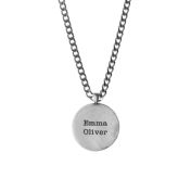 Familie Kompas Vrouwen Naam Ketting [Sterling Zilver]