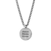 Familie Kompas Vrouwen Naam Ketting [Sterling Zilver]