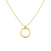 Collar con Nombre Momento Apropiado [Bañado en Oro de 18K]