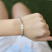 Clear Mark Hematite Memories Bracelet [Sterling Silver]