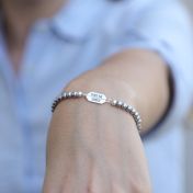Clear Mark Hematite Memories Bracelet [Sterling Silver]