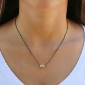 Collana con Sfera di Fili [Oro 10K]