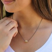 Collana con Sfera di Fili [Oro 10K]
