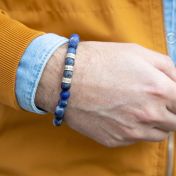 Sodalite Men Name Bracelet
