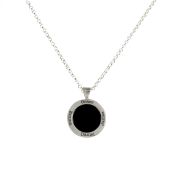Onyx Naam Ketting [Sterling Zilver]