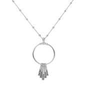 Rays of Light Name Necklace [Sterling Silver]