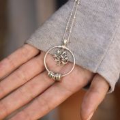 Collier Arbre Familial avec Noms [Argent 925] 