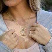 Collana Albero di Famiglia con Nome [Oro Vermeil 18kt]