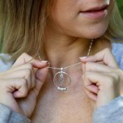 Collana Famiglia Per Sempre con Nome [Argento 925]