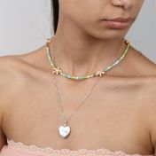 Tropical Howlite Star Necklace