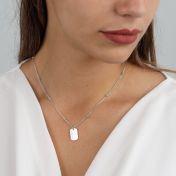 Starlight Tag Necklace [Sterling Silver]