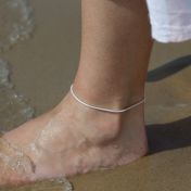 Snake Chain Anklet [Sterling Silver]