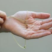 Stream of Love Necklace [Gold Plated]