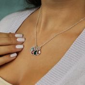 Collier Douche de Soleil Avec Pierres de Naissance [Argent 925]